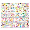 ANCLLO 20PCS Colourful Drawing Stencil for Children Colorful alphanumeric plastic