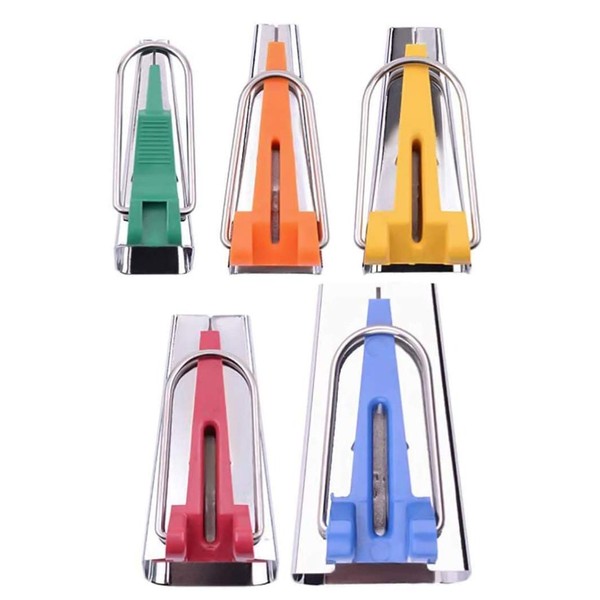 HappyHome Bias Tape Maker, Easy Handmade, Temporary Clip for Crafting