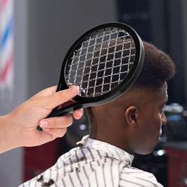 2PCS Twist Combs, Curly Hair Brush Hair Twisting Curling Hair Brush for Afro Curls Women Men Hair Styling, Plastic (Black)