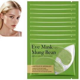 Pack of 10 eye pads against dark circles, eye pads reduce dark circles, moisturising eye mask, against dry and brittle skin, for an optimally moistened eye area facial mask4 (2)