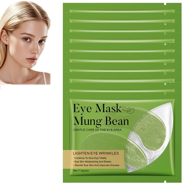 Pack of 10 eye pads against dark circles, eye pads