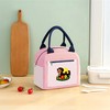 BJDAMAI Dachshund Bento Bag, Thermal Insulated Cooler Lunch Bento Tote