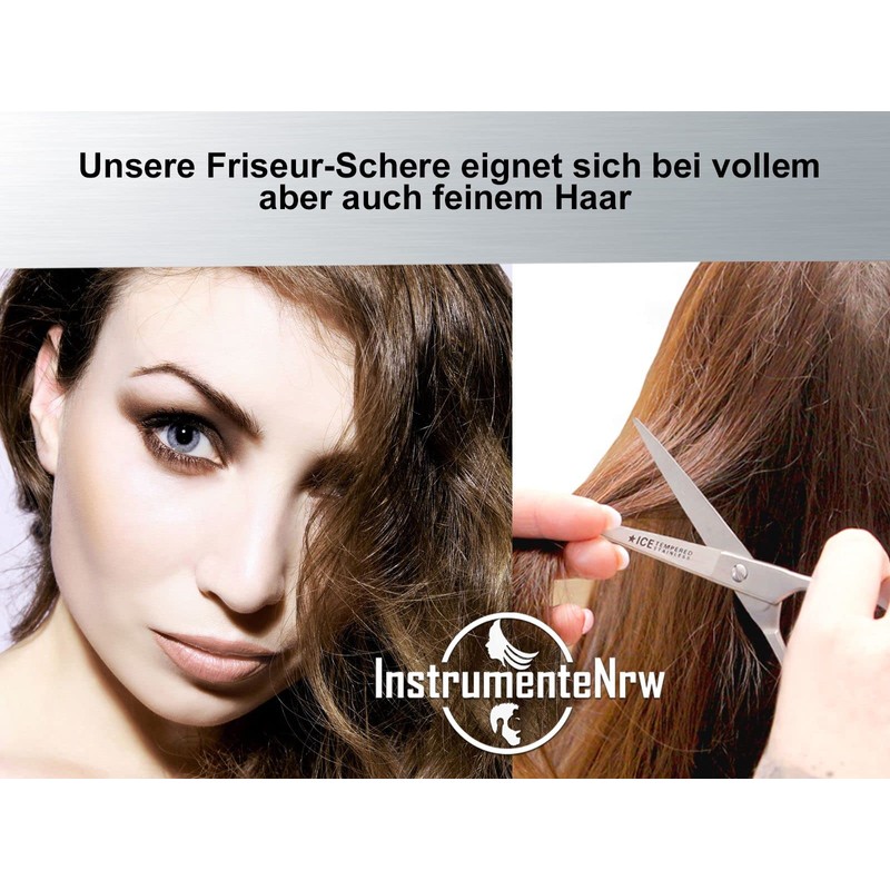 Hairdressing Scissors Set in Case, 5-Piece Set, Thinning Scissors Solingen,
