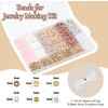 Srechee Clay Bead Bracelet Kit, 2400Pcs Flat Polymer Clay Heishi