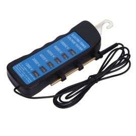 KIMISS Electric Fence Voltage Tester Electric Fence Tester Voltage Meter 10000V Waterproof Portable Fence Fault Finder Farming Equipment Testing Tool Neon Lights Display Different Voltage