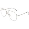 GQUEEN Pilot Style Fake Glasses Without Prescription Women Men Retro