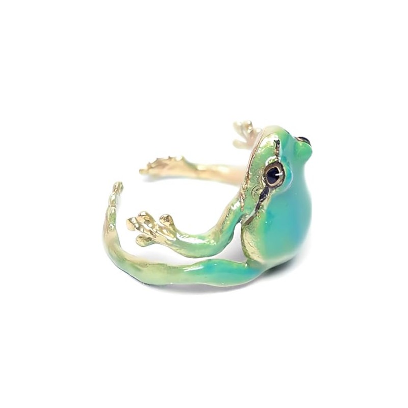 Hilufiet Latest-Tree Frog Ring, Adjustable Tree Frog Ring, Creative Frog