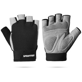 SPORTITION Gym Gloves - Weight Lifting Gloves with Wrist Support|Gym Gloves Men, Fingerless Gloves must have for Gym Accessories with Full Palm Protection gym gloves women/men