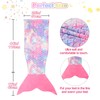 Catalonia Classy Glow in the Dark Mermaids Tail Blanket, Soft