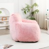Warmiehomy Bean Bag Chair with Armrests Stuffed High-Density Foam -