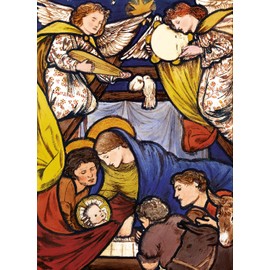 Museums & Galleries Christmas Cards Pack of 8 - The Nativity Scene - Eco-Friendly and Recyclable