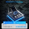Bluetooth 5.3 Transmitter Adapter for Airplane 2-in-1 Wireless Bluetooth Audio