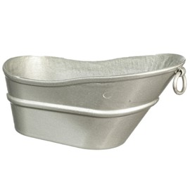 Melody Jane Dolls House Old Fashioned Tin Bath Tub Miniature Kitchen Accessory