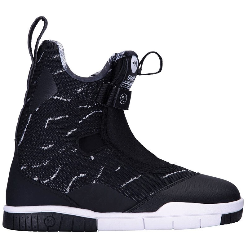 Hyperlite Gooey Mens Wakeboard Bindings Black/White 8