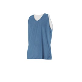 Women's Reversible Athletic Mesh Team Scrimmage Practice Jerseys for Basketball, Soccer, or Lacrosse (C. Blue/White, Medium)