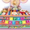 TAMUNI 3 Pack Vibrant Mexican Party Decorations, Mexican Fiesta Banner