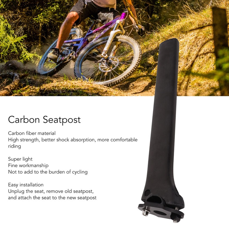 340mm Carbon Seatpost for F10 F12 Ultralight Carbon Fiber Bicycle