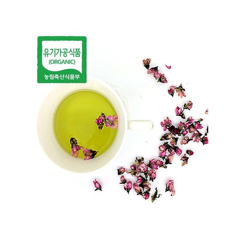 [유기농] 전남 여수 복사 꽃차 8g소 [Organic] Jeonnam Yeosu Peach