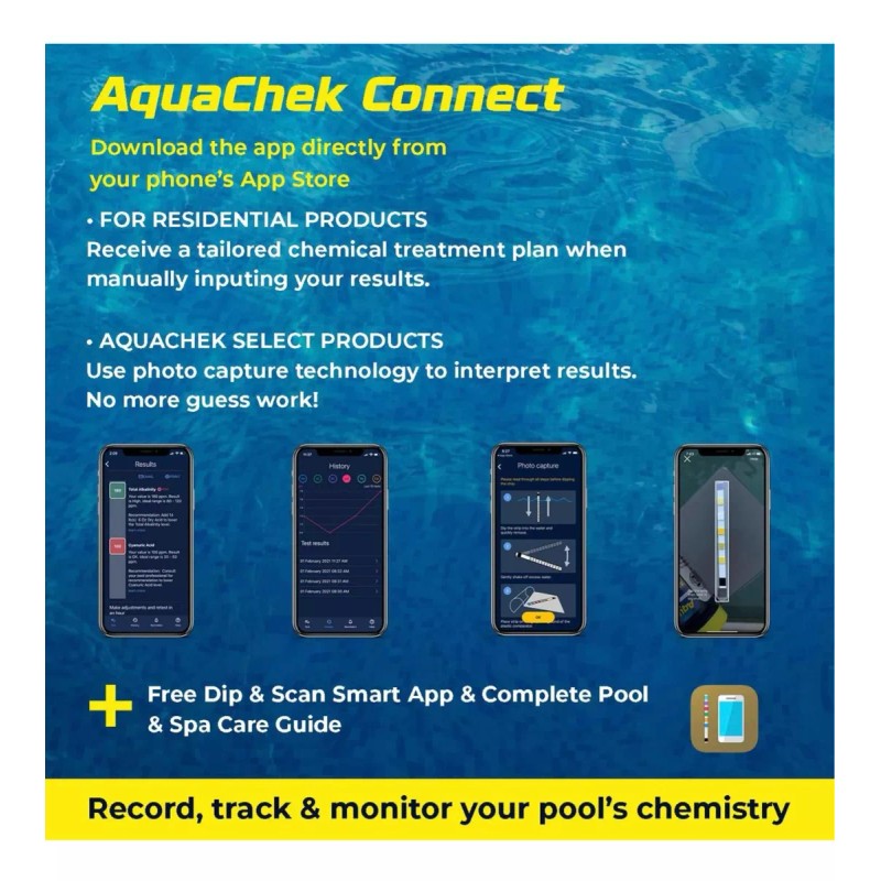 Aquachek Tiras De Prueba Para Piscina Y Spa