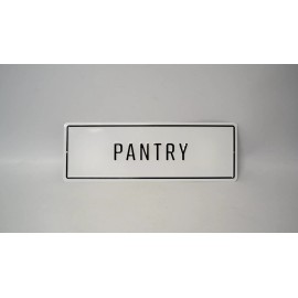 MAGNOLIA Embossed Metal Pantry Sign 12"x4" 746427719773, C-MM-71976