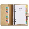 Calendar 2026 Personal A6 Ring Binder Refillable Weekly Planner /