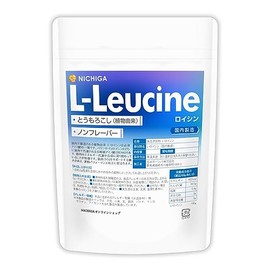 Nichiga L-Leucine (L-Leucine) 5.3 oz (150 g), Plant Derived Amino Acid, Unflavored [01]