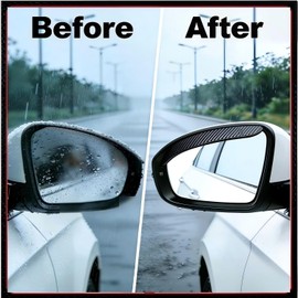 2 Piezas Protector de Lluvia Espejo Lateral para Honda Pilot 2016-2025 2026 Visera Retrovisor Impermeable Flexible