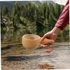 minkissy Natural Gourd Water Ladle Ergonomic Multi Functional Scoop for