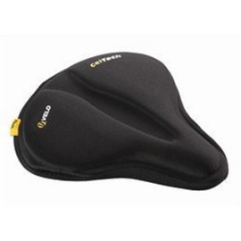 Velo 137657 Anatomic Gel Saddle Cover - Black