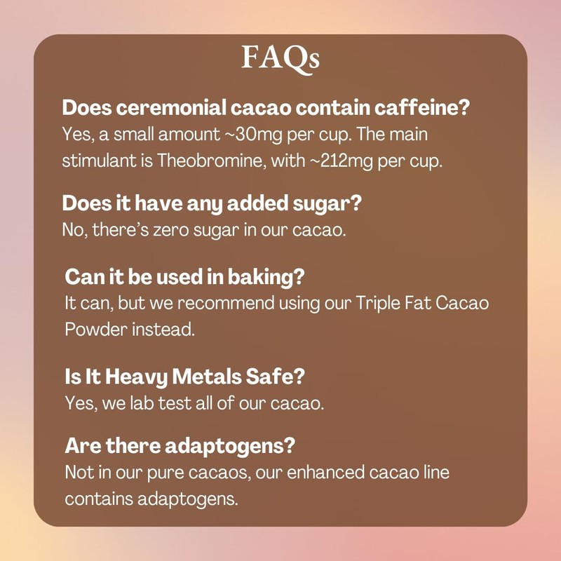 ORA Ceremonial Cacao - Uplifting Uganda - Organic 100% Cacao