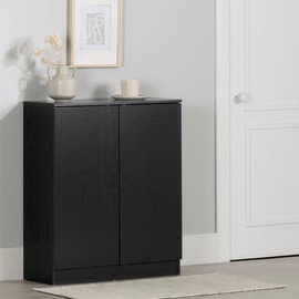South Shore Furniture Arum 2-Door Sideboard, Black Oak