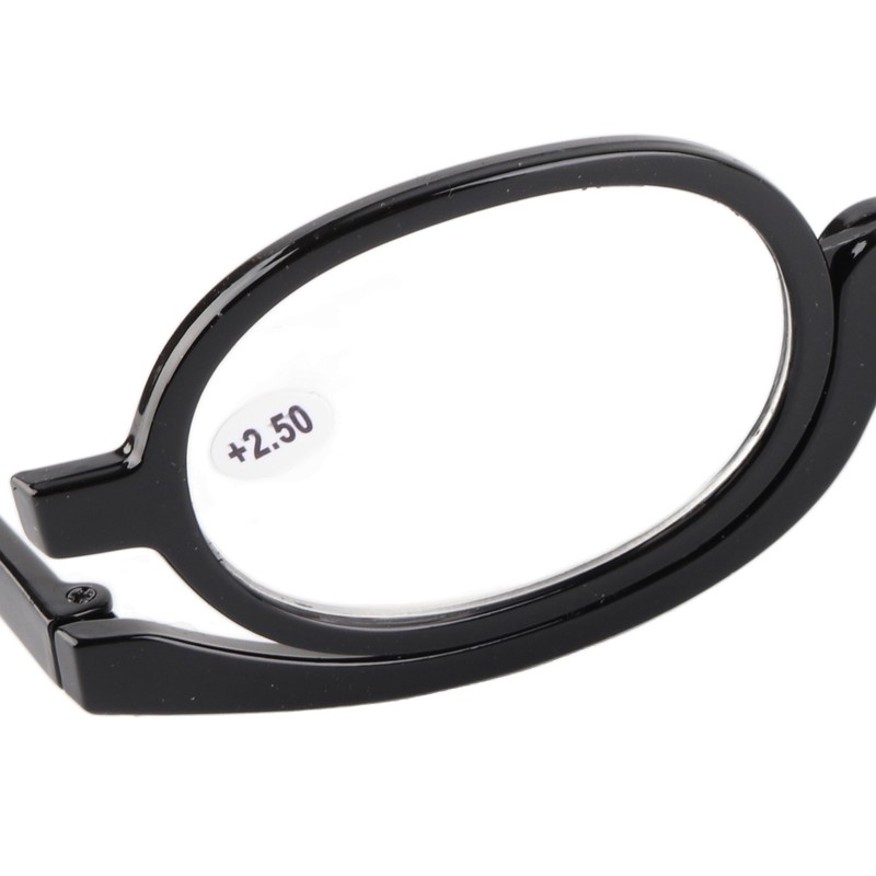 Magnifying Eye Makeup Glasses Women Stylish Flip Down Lens Cosmetic