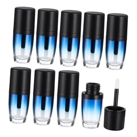 Baluue 10pcs Frosted Gradient Lip Gloss Tubes Refillable Lip Gloss Container for Travel and Storage Unique Design for Oil Dye Fluid and More