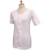 Celestial Women's 3/4 Sleeves, Peach Open Front, Velcro, peach