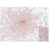 Greater London - Postcode Sector Map 8 - Wall Map