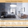 Super Slim 3200LM 12Inch LED Ceiling Lights Flush Mount, Dimmable