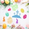 Jinei 5 Pcs Metal Easter Bunny Die Cuts for Card