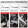 Alwalkee 9-Piece Long Reach Pliers Set, 11-Inch Carbon Steel Needle