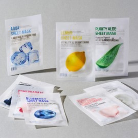 Eunyul Mask Pack, 1 pack per day, Daily Purity 8 types x 5, total 40 sheets BNS / 은율 마스크팩 1일1팩 데일리 퓨리티 8종 x 5 총 40매 BNS