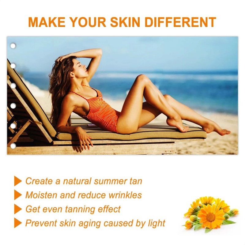 Potente Gel Bronceador/potenciador Del Bronceado/hidratante