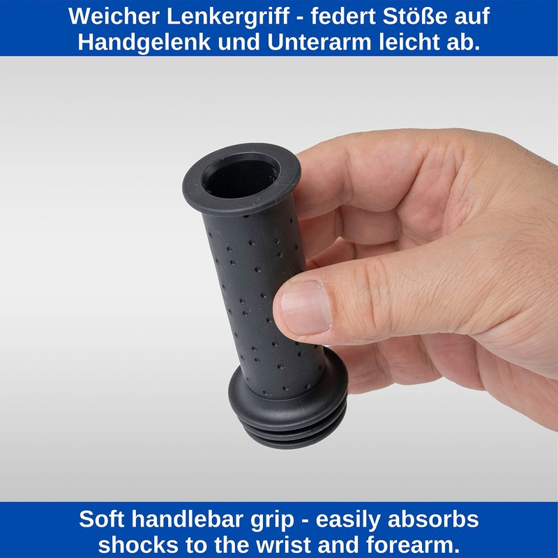 Bicycle Grips Set, 1 Pair Left Right in Black, for