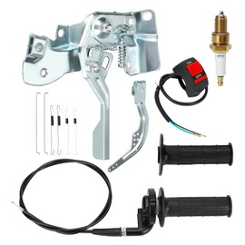HIAORS 7/8'' Mini Bike Throttle Assembly and Throttle Linkage Kit for Predator 212 196cc Coleman CT200U BT200X CT200U-EX B200R Baja Warrior Massimo MB200 Axis M200 Minibike GX160 GX200 Engine Parts