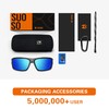 suoso Sports Polarized Sunglasses for Men: Women UV400 Protection Wrap