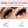 ALLOVE Lash Extension Eyelash Extension 0.03 mm CC Curl 17