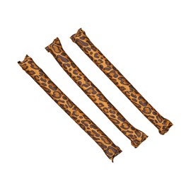 RED by Kiss Satin Pattern Flexi Rods, Heatless Curling Rods, Satin Cover, No Heat Styling for Frizz-Free Hair (Cheetah / 1", 3pcs)