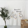 Door Curtain Cute Decorative Cartoon Doorway Divider Cloth for Bedroom