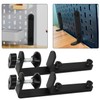 Clamp on Desk Pegboard, 2pcs Desktop Stand Pegboard Wall Organizer
