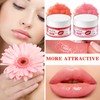 2 Pcs Lip Scrubs Tinted Jelly Lip Balm Lip Mask