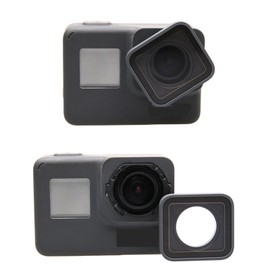 Besvalo Replacement Lens Cover for Gopro Hero 5/6/7, Camera Anti-Scratch Protective Glass Lens Repair Parts Accessories Compatible for Gopro Hero 5 Hero 6 Hero 7 Black, SIDE-567