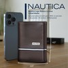 Nautica Men's Classic Leather Trifold RFID Wallet (Available in Smooth